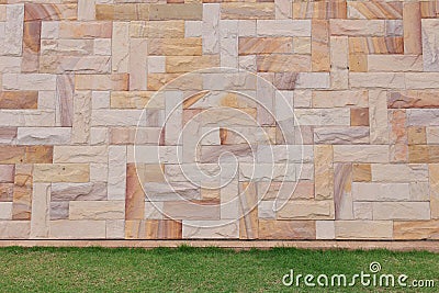 Sandstone wall Stock Photo