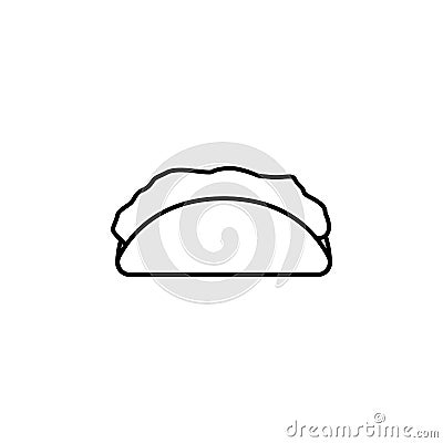 sandwich concept line icon. Simple element illustration. sandwich concept outline symbol design from Fast food set. Can be used Cartoon Illustration