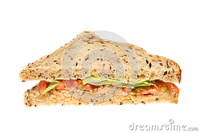 Sandwich isolated on white Stock Photo