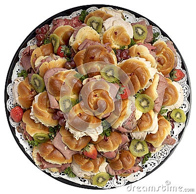 Sandwich platter Stock Photo