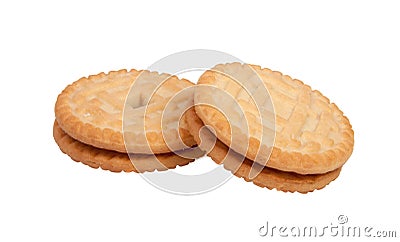 sandwich tasty cookies isolated Stock Photo