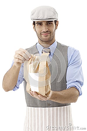 Sandwich to go Stock Photo