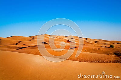 Sandy desert Stock Photo