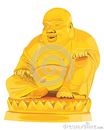 The Sangkachai Buddha statue vector design Vector Illustration