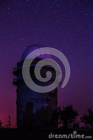 Sanglok space observatory in Nurek Tajikistan Stock Photo