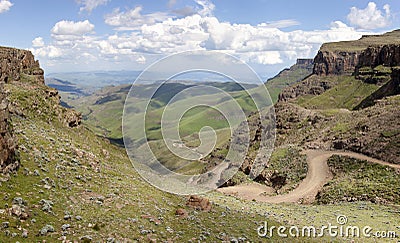 Sani Pass Stock Photo