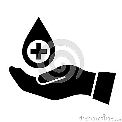 Sanitize your hands vector icon Vector Illustration