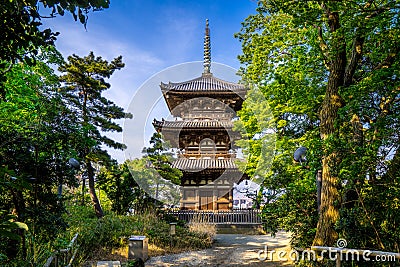 Sankei Pagoda Stock Photo