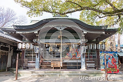 Sanko Shrine in Tennoji, Osaka, Japan. a famous historic site Editorial Stock Photo