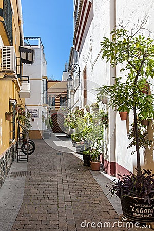 Sanlucar De Barrameda, ruta de los pueblos blanco, Andalusia, Spain Editorial Stock Photo