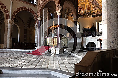 Sant'ambrogio church milan,milano expo2015 Stock Photo