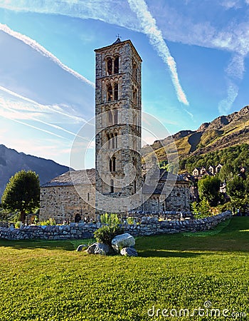 Sant Climent de Taull, Catalonia, Spain Stock Photo