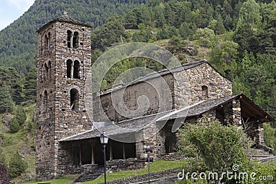 Sant Joan de Caselles, Andorra Stock Photo