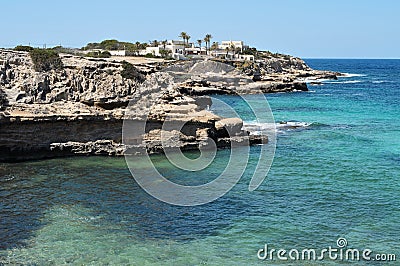 Sant Josep de Sa Talaia coast, Ibiza Island, Spain Stock Photo