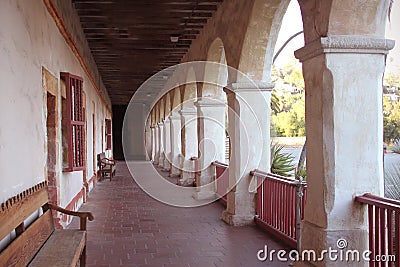 Santa barbara california mission Stock Photo