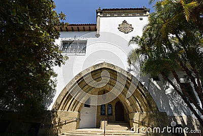 Santa Barbara historic county courthouse, 1. Stock Photo