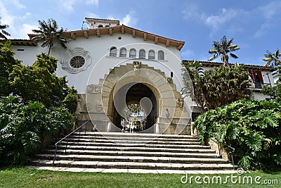 Santa Barbara historic county courthouse, 3. Stock Photo