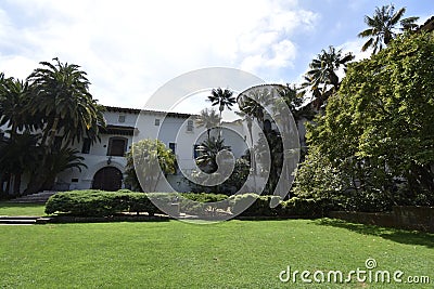 Santa Barbara historic county courthouse, 4. Stock Photo