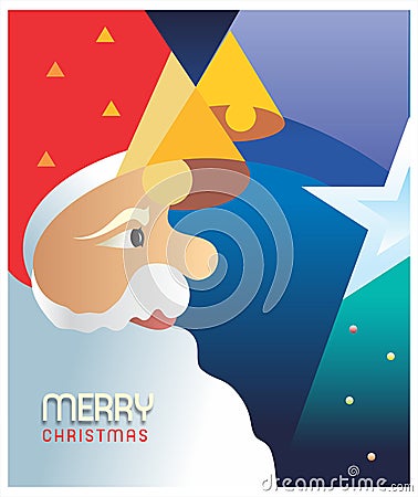 Santa Blessings Vector Illustration