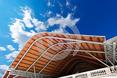 Santa Caterina Market - Barcelona Spain Stock Photo