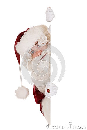 Santa claus banner Stock Photo