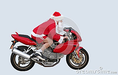 Santa Claus in CA Stock Photo