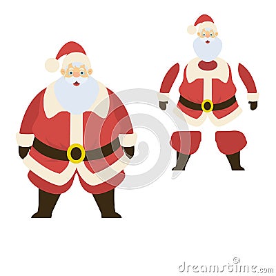 Santa claus character Vector Illustration