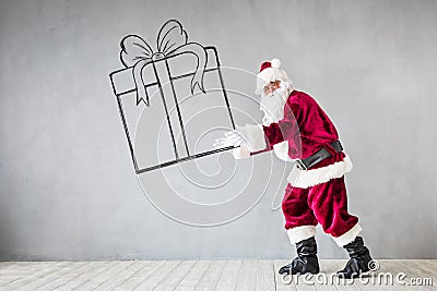 Santa Claus Christmas Xmas Holiday Concept Stock Photo