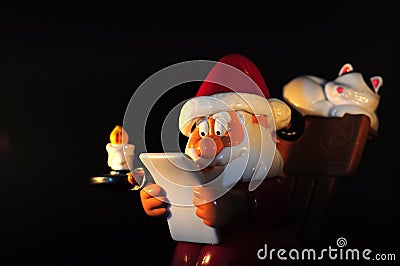 Santa Claus figure Stock Photo