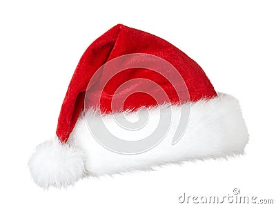 Santa Claus hat. Stock Photo