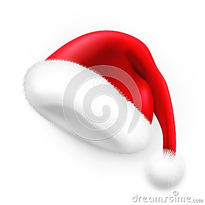 Santa Claus hat Vector Illustration