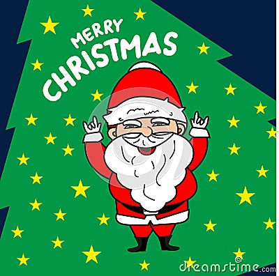 Merry Christmas vector illustration Vector Illustration