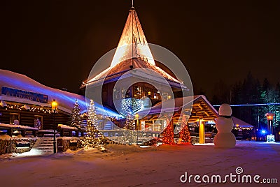 Santa Claus Village Editorial Stock Photo