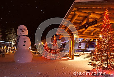 Santa Claus Village Editorial Stock Photo