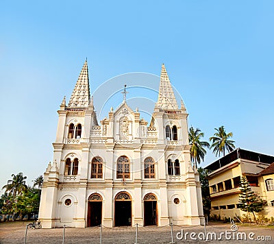 Santa Cruz basilica in Kochi Stock Photo