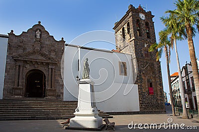 Santa Cruz de La Palma Plaza de Espana Stock Photo