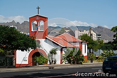 Monastery church Ermita Nuestra Senora Regla in Santa Cruz de Tenerife Editorial Stock Photo