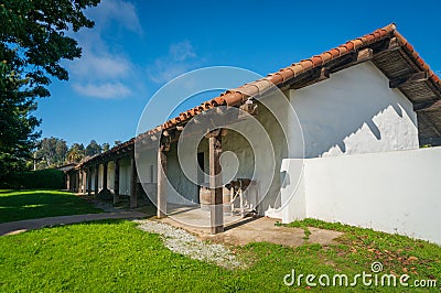 Santa Cruz Mission Historic Park Editorial Stock Photo