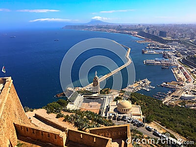 Santa Cruz and Oran city Stock Photo