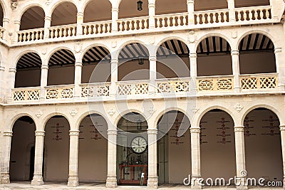 Palacio de Santa Cruz, Valladolid, Spain Stock Photo