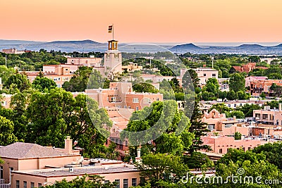 Santa Fe, New Mexico, USA Stock Photo