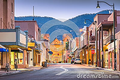 Santa Fe, New Mexico, USA Stock Photo