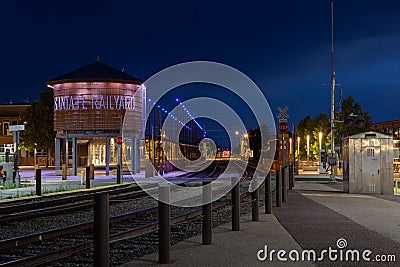 Santa Fe Railyard, New Mexico Editorial Stock Photo