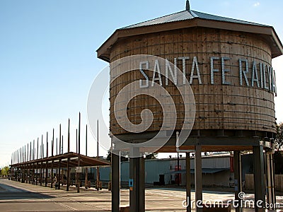 Santa Fe Railyard Public Space Santa Fe, New Mexico Editorial Stock Photo