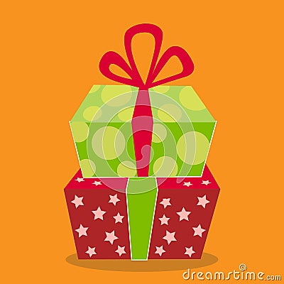 santa gifts 07 Vector Illustration