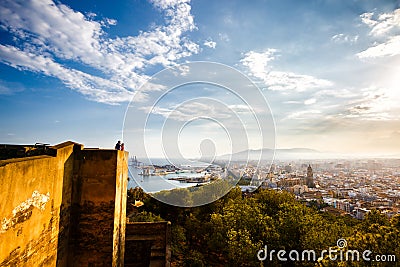 Santa Iglesia Cathedral Basilica Lady of Incarnation, costline, cityscape Editorial Stock Photo