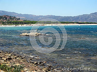 Santa Lucia Seaside! Sardegna Stock Photo