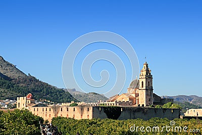 Santa Maria de la Valldigna Simat Monastery Spain Stock Photo