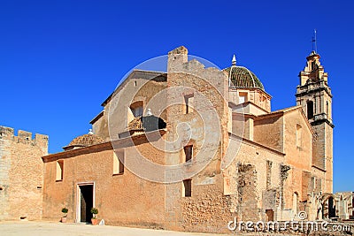 Santa Maria de la Valldigna Simat Monastery Spain Stock Photo