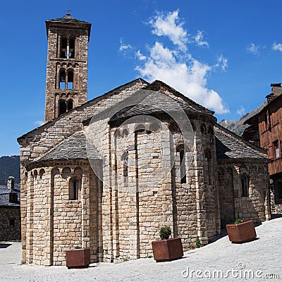 Santa Maria de Taull Stock Photo